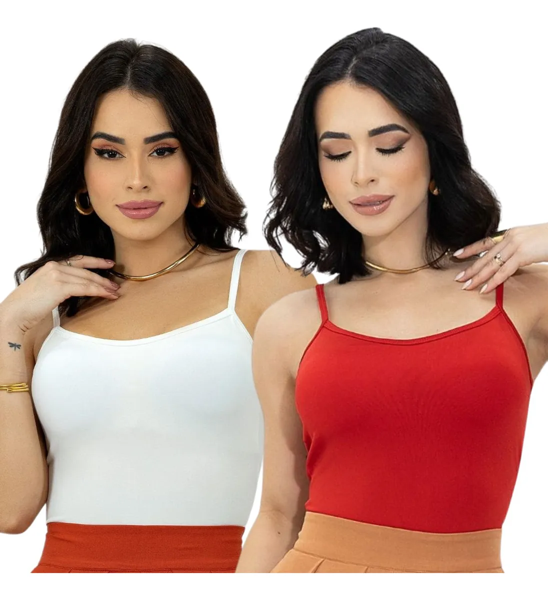 kit 2 regatas bojo feminino moda verao